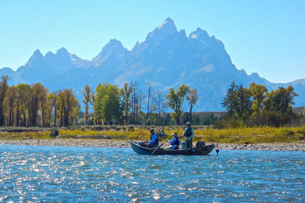 Best Trout Fishing in Wyoming float trip down snake river
